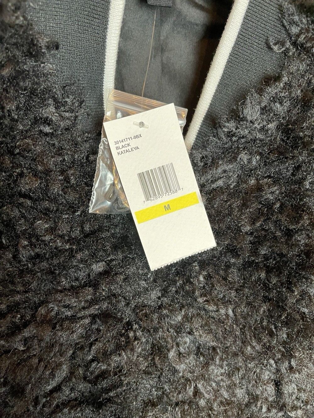Jessica Simpson Women NWT Kataleya Long Sleeve Faux Fur Cozy Bomber Jacket M - Picture 7 of 10